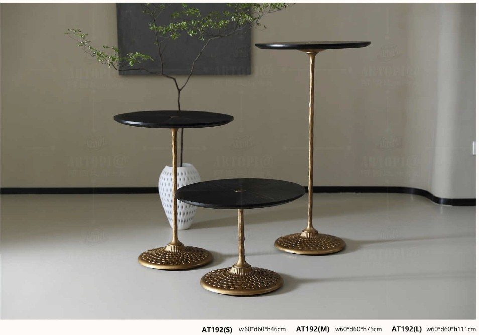 AT192 Forged Iron Pedestal Table Collection product image