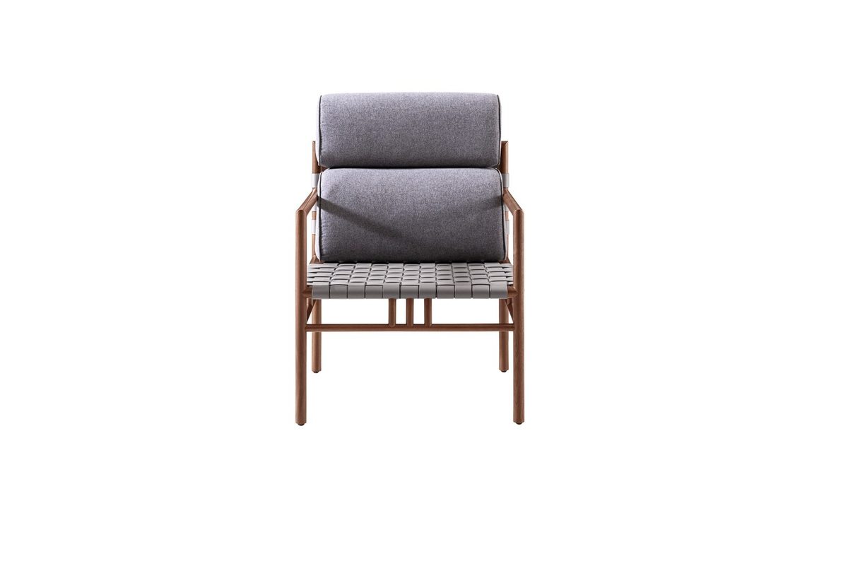 Modern Oriental SS6602 Chair | Upholstered Solid Wood Lounge Armchair for Singapore Hotel & Commercial Fit‑out product image