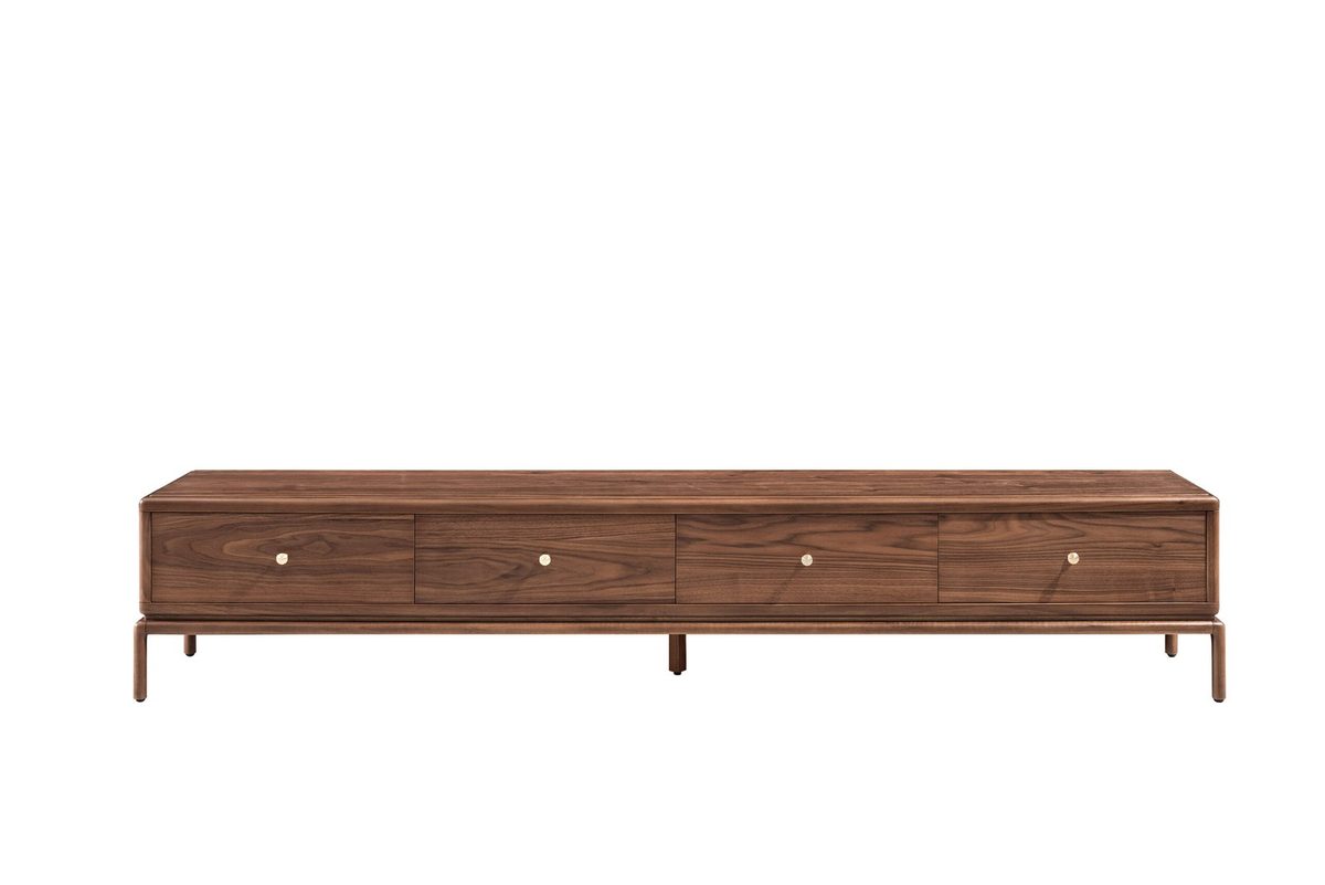 Modern Oriental SS6602 TV Cabinet | Minimalist Solid Wood Media Console for Singapore Commercial & Hotel Fit‑out product image