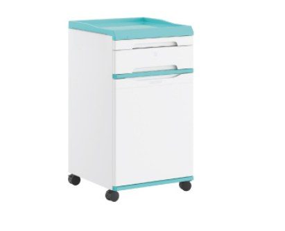 ABS Storage Cabinet SKS007-4 Steel Bedside Table product image