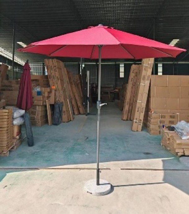 Outdoor Full-Iron Umbrella (Manual Crank) product image