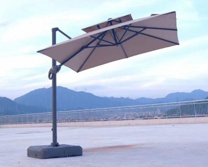 Outdoor 1118 Sophia Black Diamond Roman Umbrella product image