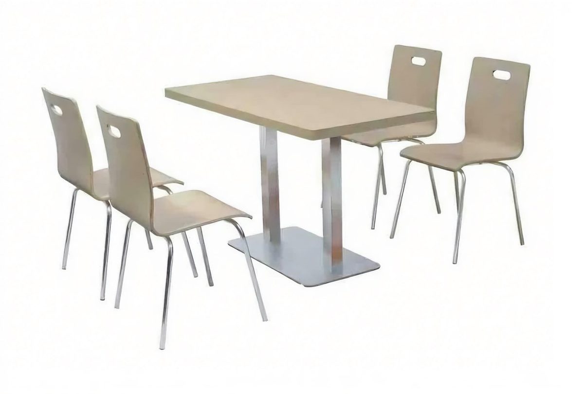 Rectangular Table Set (Free-Standing Stainless Steel) CY11 product image
