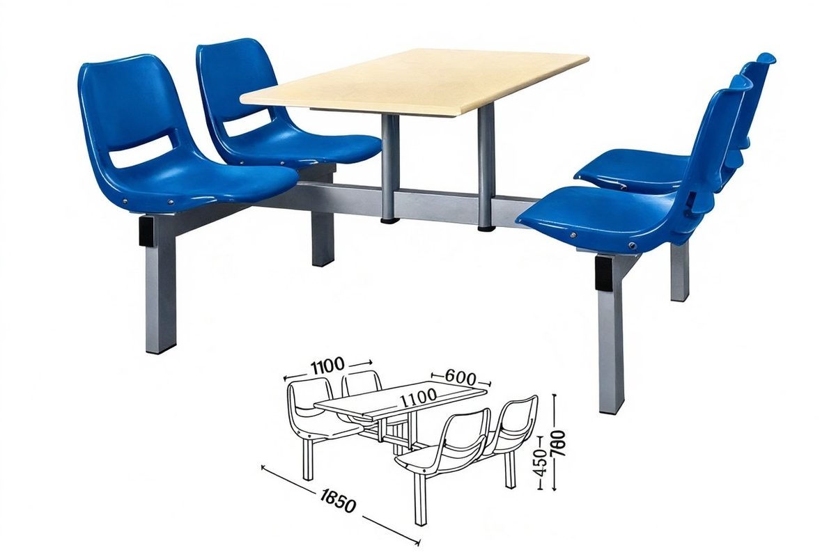 Four-Seater Canteen/Dining Set DC-4 product image