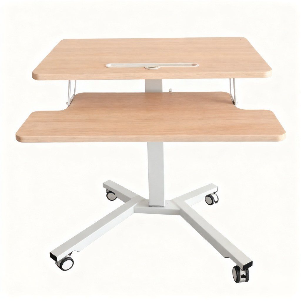 Dual-Tier Single Post Mobile Table GT-SR50-7 product image