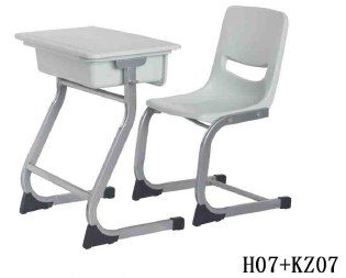Fixed-Height Classroom Desk and Chair Set H07+KZ07 product image