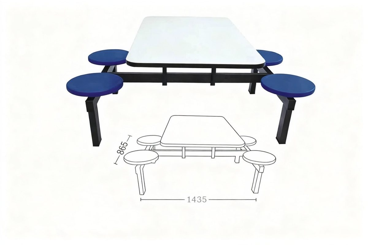 Four-Seater Canteen/Dining Set (Economy & Compact) PC-4 product image
