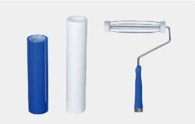 Cleanroom Sticky Lint Rollers with Handle – Sticky Mats & Rollers supplied by PANDA COLLECTIONS, Singapore