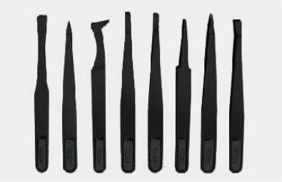 ESD Plastic Tweezers – ESD Tools & Dispensers supplied by PANDA COLLECTIONS, Singapore