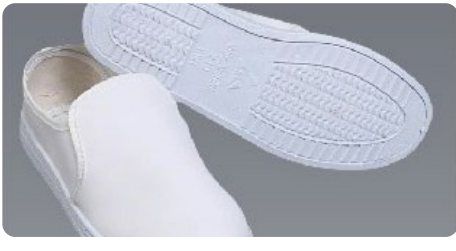 PVC-Sole PU Leather Cleanroom Shoes