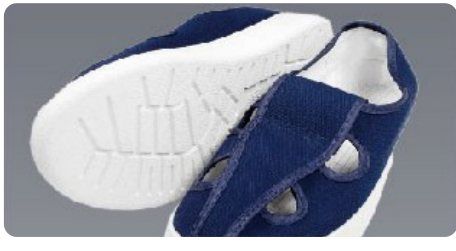 ESD PVC-Sole Four-Hole Shoes – ESD Cleanroom Footwear supplied by PANDA COLLECTIONS, Singapore