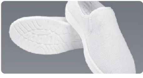 PU-Sole Breathable Canvas Shoes – ESD Cleanroom Footwear supplied by PANDA COLLECTIONS, Singapore