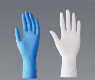 Chlorine-Free Low-Sulphur Nitrile Gloves, Textured Fingertips