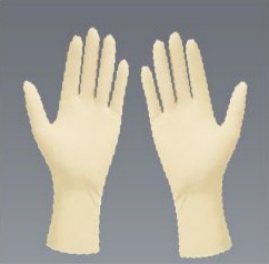 Low-Sulphur Synthetic Latex Gloves, Textured Fingertips