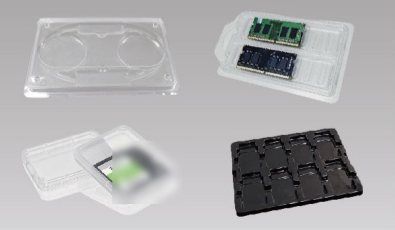 APET / PS Anti-Static Vacuum-Formed Trays