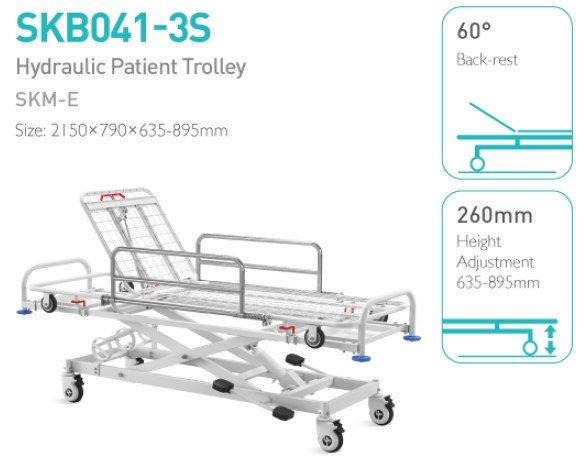SKM-G Hydraulic Patient Trolley SKB041-3S product image