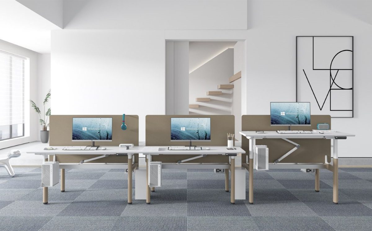 Height Adjustable Table Owen 2 people workstation product image